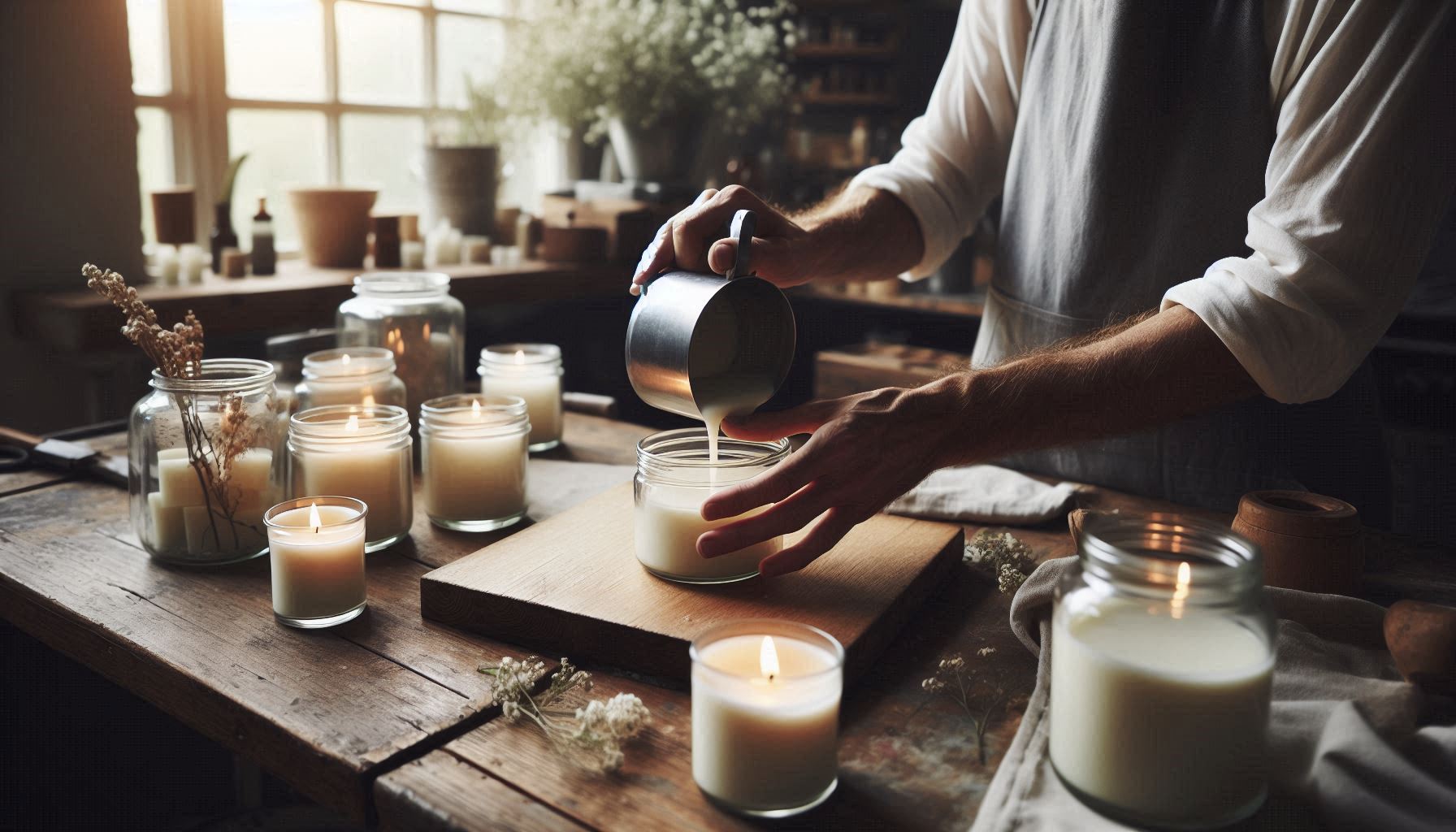 Candle making process